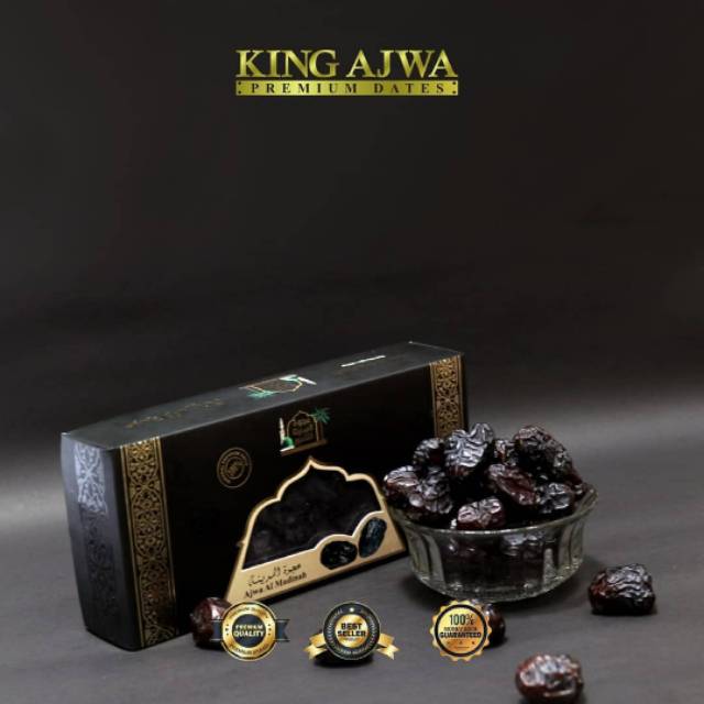 

Kurma King Ajwa / Premium (VIP) Asli import Dari Madinah