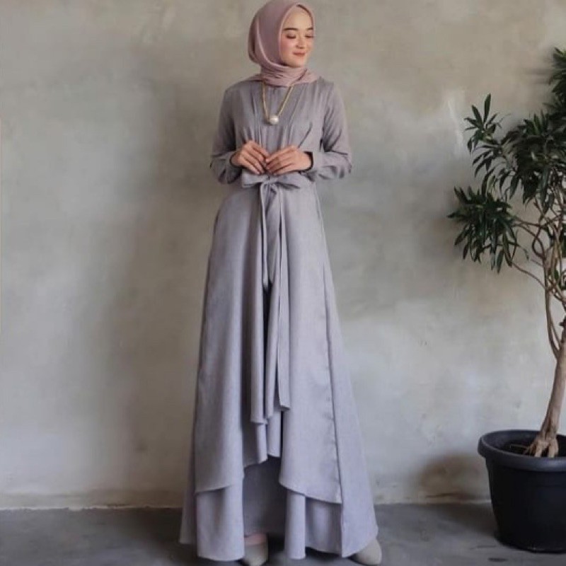 SALE EE ZR Maxy Nola / Gamis wanita terbaru / Maxi wanira kekinian murah