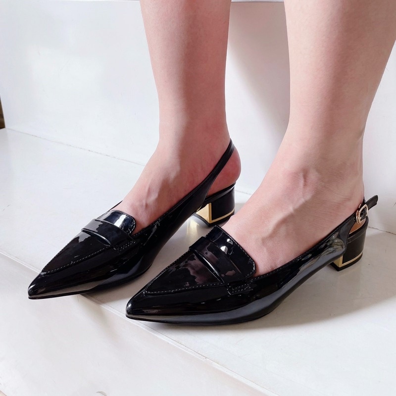 CNK SEPATU HEELS WANITA TERBARU MODIS TRENDY HEEL 4cm CK-482