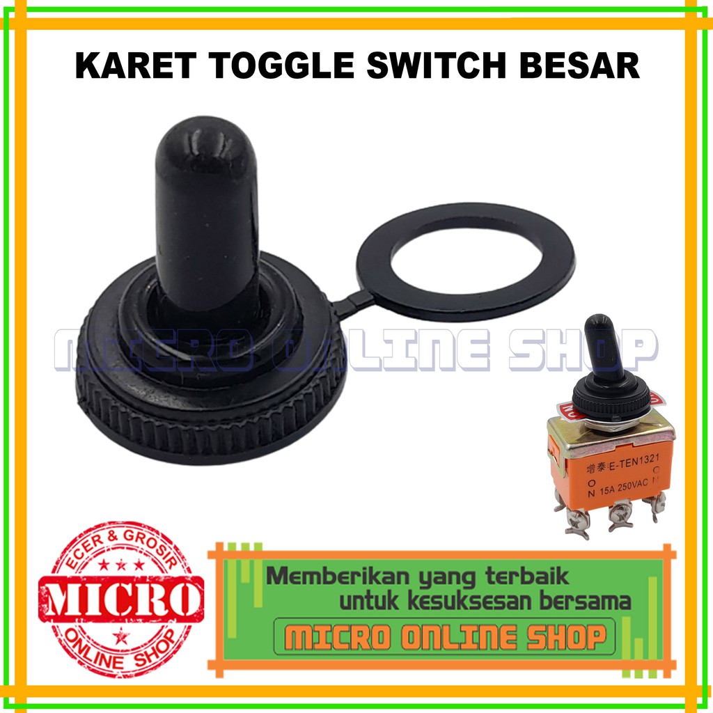 Jual Cover Toggle Switch Besar Waterproof Kondom Toggle Switch Besar Indonesia Shopee Indonesia