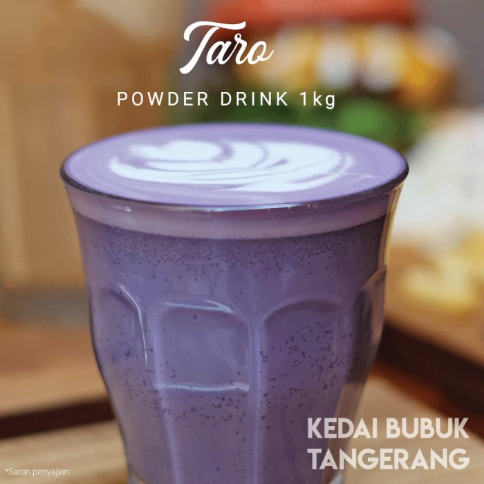 

DISKON - (BISA COD) Bubuk Minuman Rasa Taro Bubble drink Powder drink 1kg