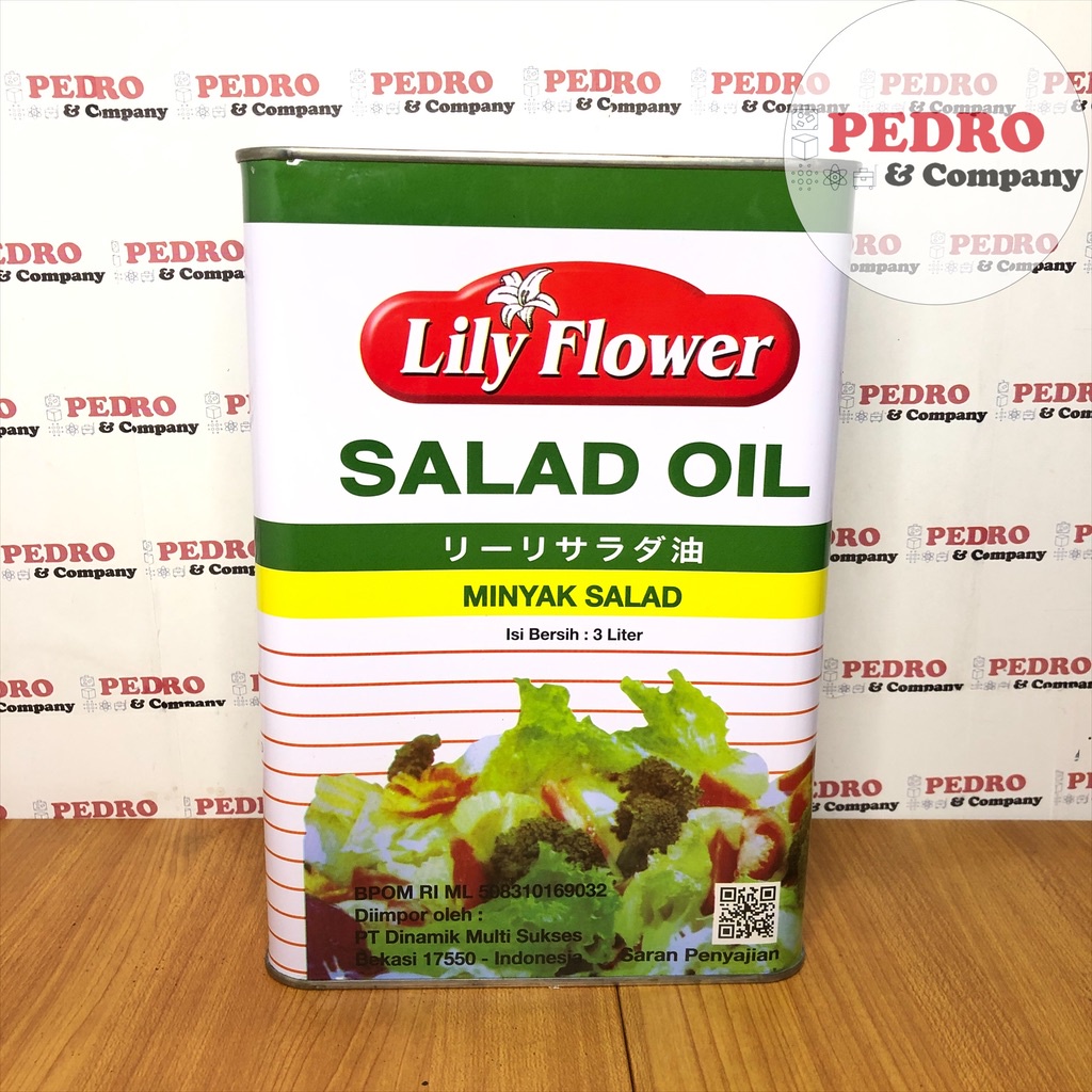 Lily flower salad oil 3 liter - minyak salad / oil dressing for salad 3L - singapore
