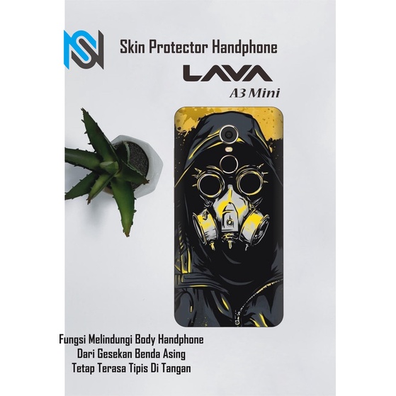Isi 2pcs Garskin Hp Lava A3 Mini Motif mash - Free Custom Motif