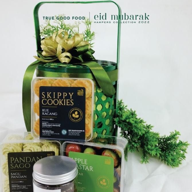 

HAMPERS - PLAITED SINGLE PARCEL LEBARAN IDUL FITRI RAMADAN KUE KERING SDG64565E