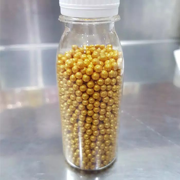 

Sprinkle Pearl GOLD Cake Decoration Confetti GOLD 1.9mm Sugar Dekor Cake