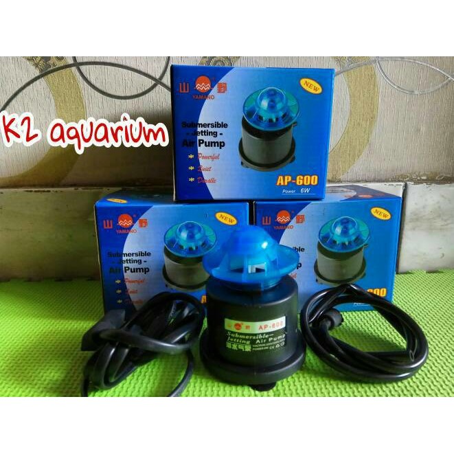 Pompa Udara Air Pump Yamano Ap 600 Aquarium Dan Aquascaping - 5De3Ba - Original Asli