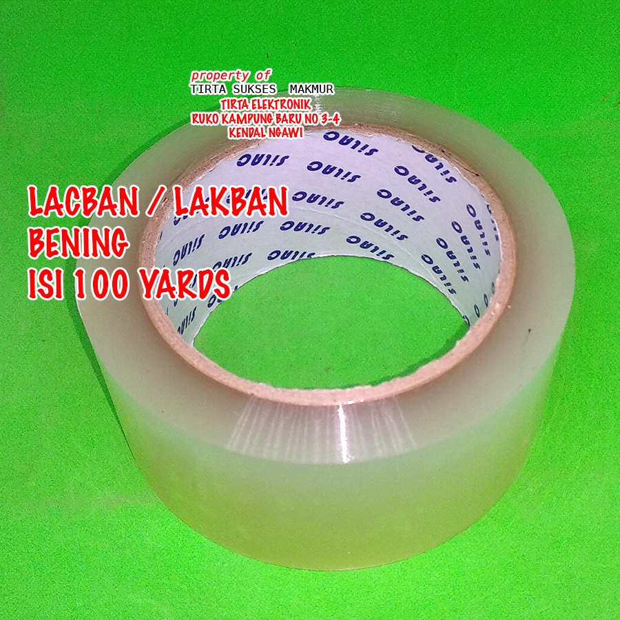 

LACBAN LAKBAN BENING PANJANG 100 YARDS