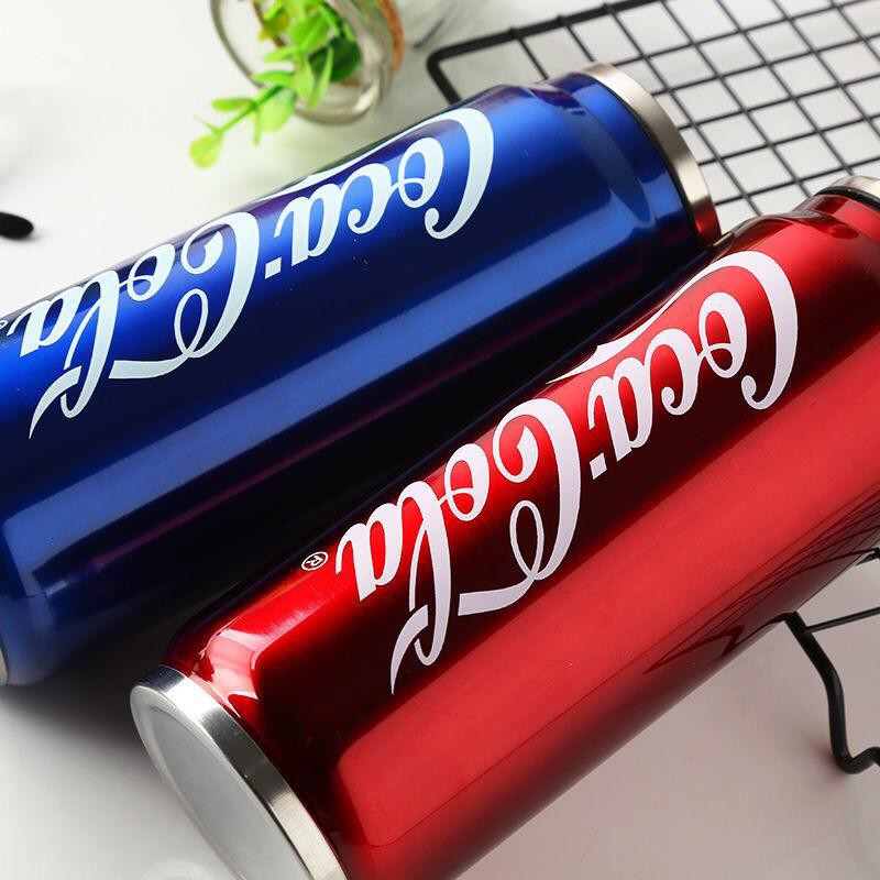 500ml COCA COLA BOTOL TERMOS KALENG STAINLESS / BOTOL MODEL COCA COLA + SEDOTAN VACUM CUP