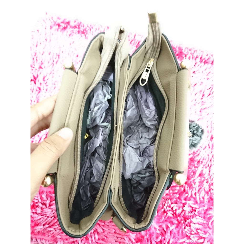 [COD] LB - Hand bag wanita cantik / Hand bag import bunga bunga / Tas cantik 135