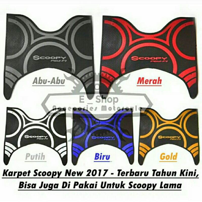KARPET SCOOPY NEW 2017