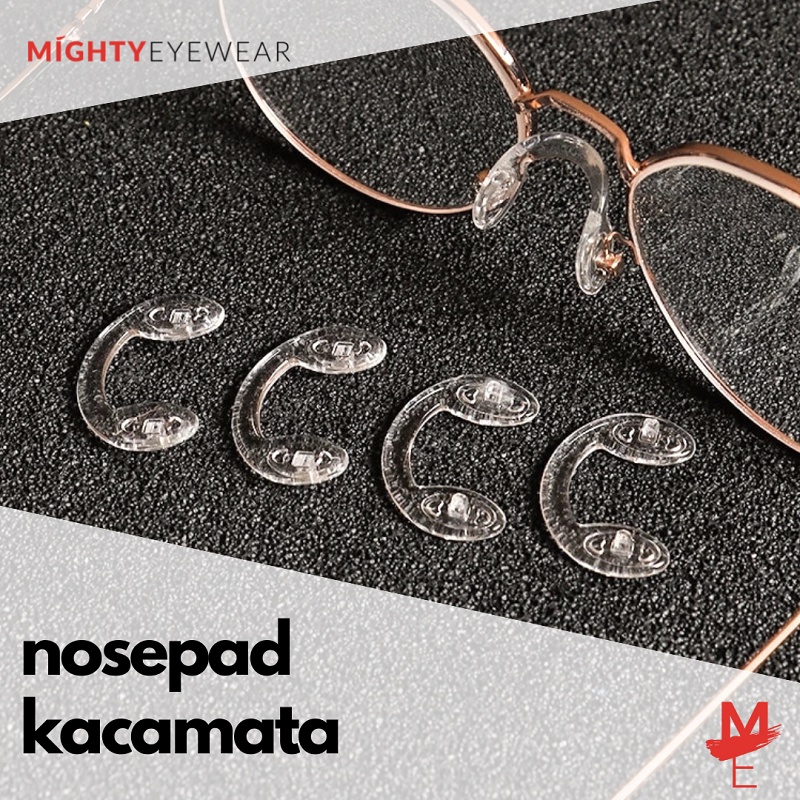 Nosepad Baut SAMBUNG bantalan hidung kacamata silikon Bantalan Hidung Kacamata nosepad 1 pc