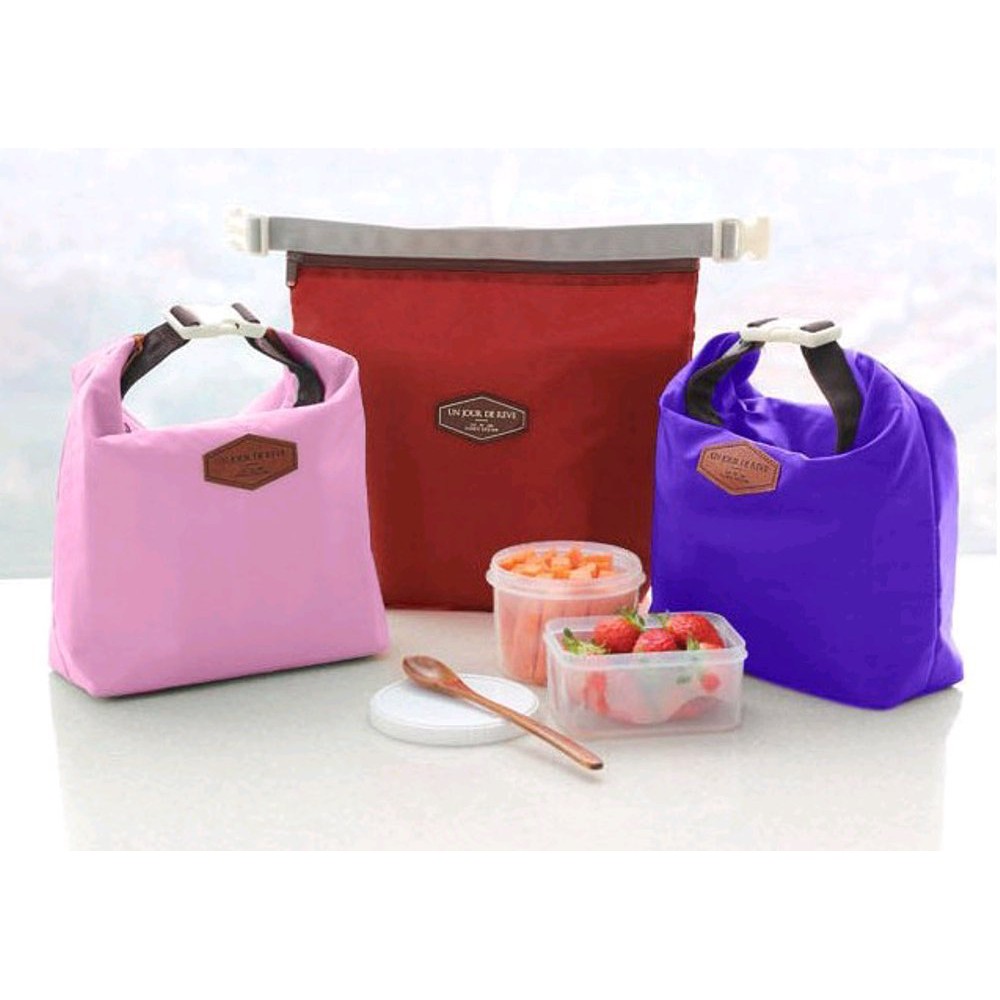 TAS BEKAL TAHAN PANAS - WARNA MERAH MAROON