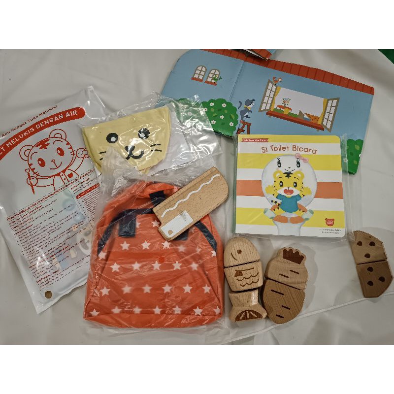 Set Shimajiro/ set toilet training shimajiro/ soundbook toilet training