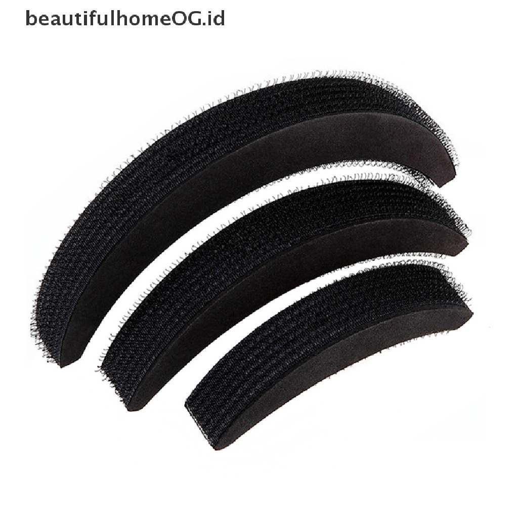 3pcs / set Pad Penambah Volume Rambut Untuk Aksesoris Styling