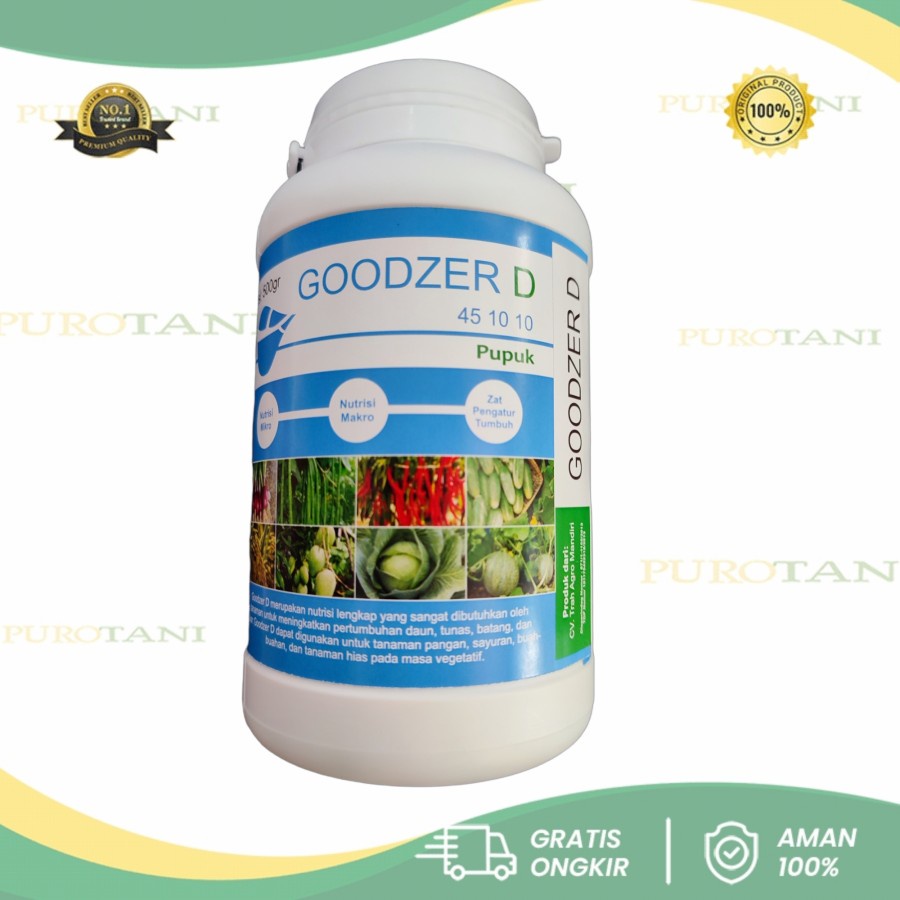 Pupuk pemacu tumbuh GOODZER D 45-10-10 500gr