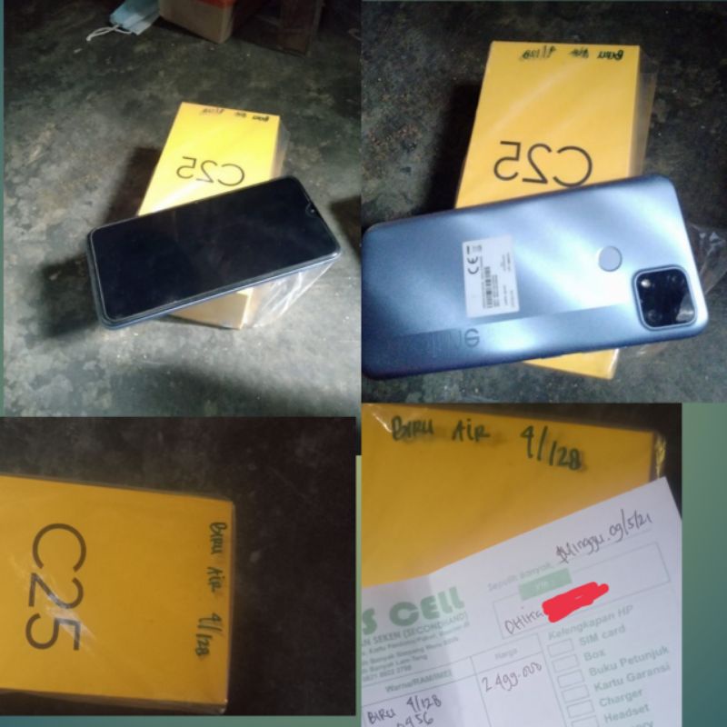 hp second realme c25 4/128