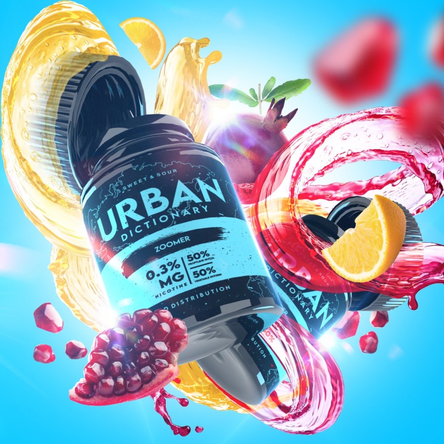 Liquid Urban Dictionary 60ML 3&amp;6mg By TNT X BED Distribution berpita cukai
