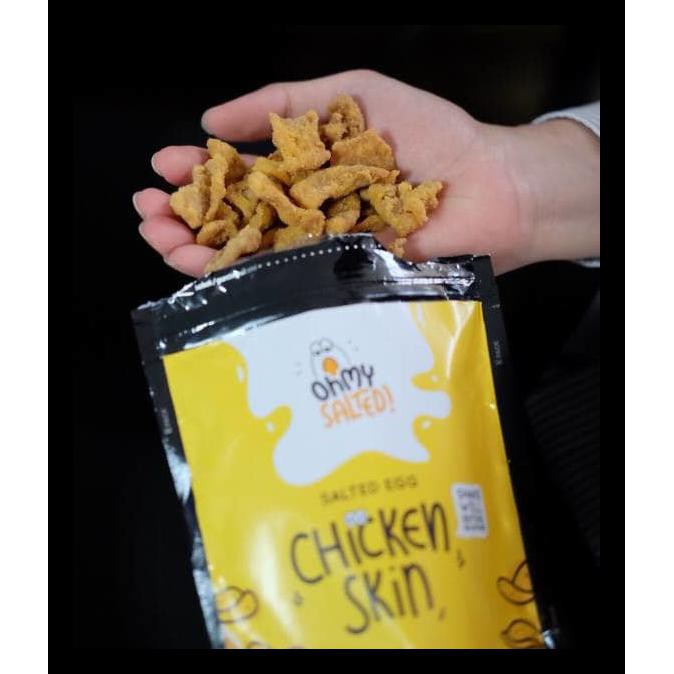 

(Promo!!) Ohmysalted! Chicken Skin Salted Egg