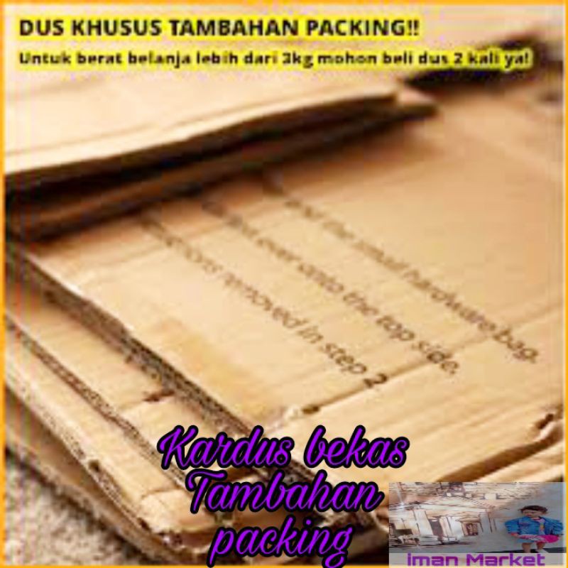 Kardus bekas Tambahan packing