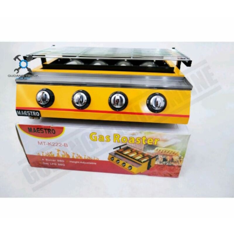 Kompor Gas Panggangan Pemanggang Sosis Roaster 4 Tungku Maestro murah dan berkualitas
