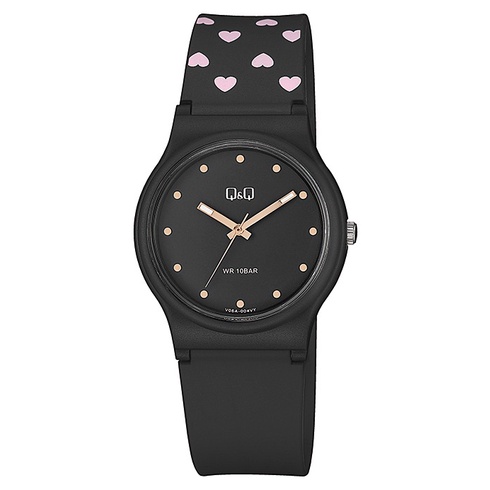 Q&amp;Q QnQ QQ Original Jam Tangan Wanita Fashion Analog Rubber - V06 V06A Water Resist 10 BAR