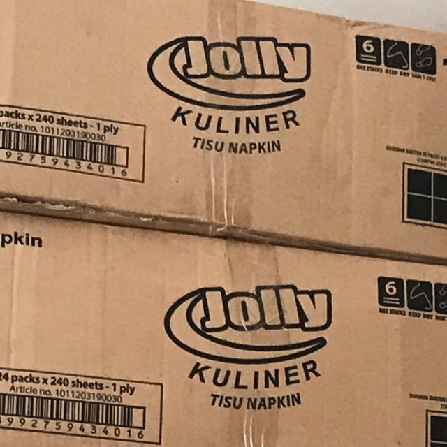 tissue jolly napkin 240sheets 1duz isi 24bungkus-2dus