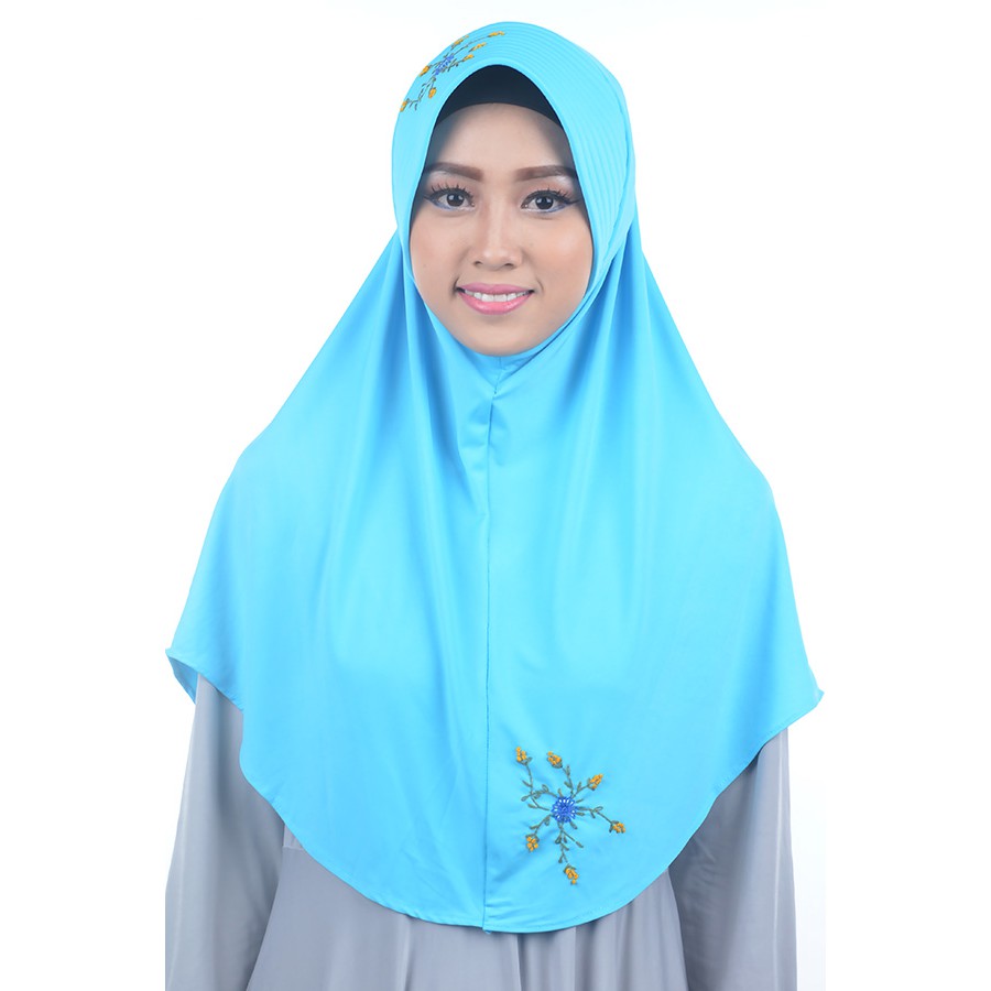 Bergo Instan - Seruni - Biru Turkis