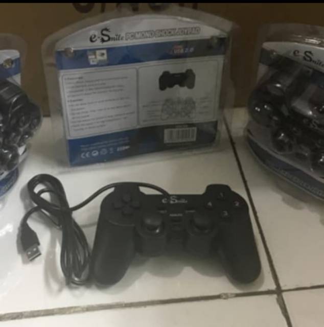 Stick single PC hitam / PS3 gamepad single hitam