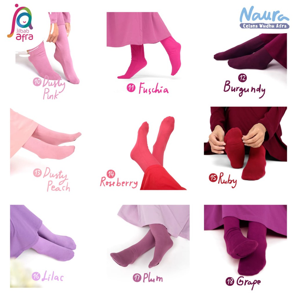 Celana Legging Wudhu Big Size Naura - Jilbab Afra ( Jilbab Arfa ) Celana Dalaman Gamis Bahan Kaos