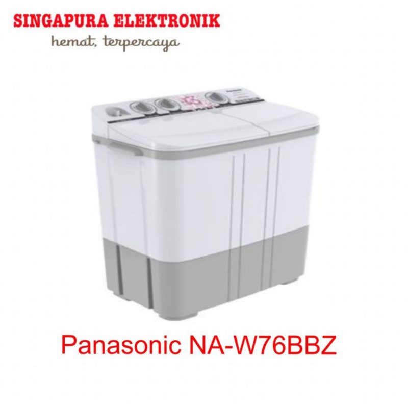 Panasonic mesin cuci 2 Tabung 7.5kg NA-W76BBZ