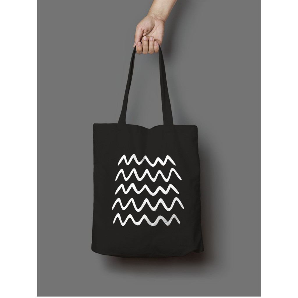 Tote Bag - Zigzag - Tas Tote Wanita Tas Totebag Wanita Tas Wanita Murah Tas Korea Totebag Kpop