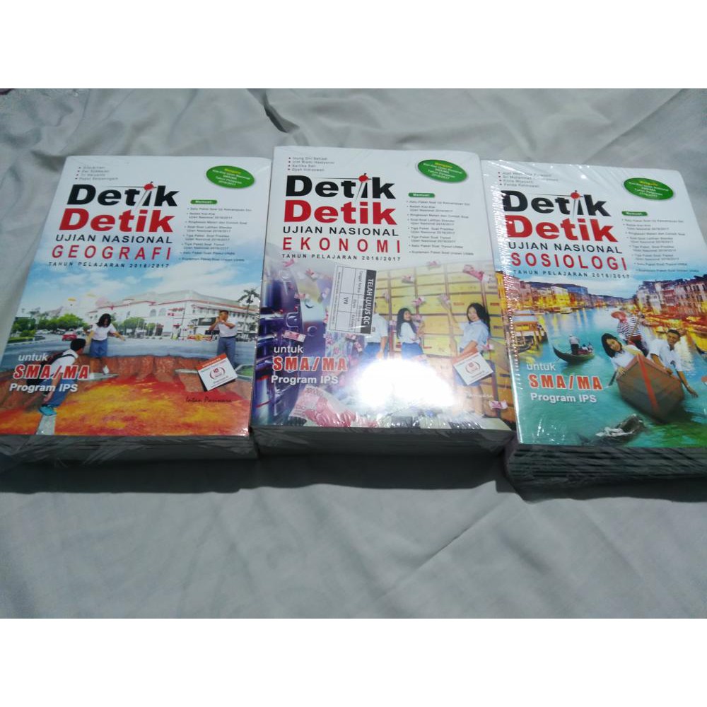 Buku Detik-Detik UN SMA 2017 Program IPS | Buku Ujian Nasional