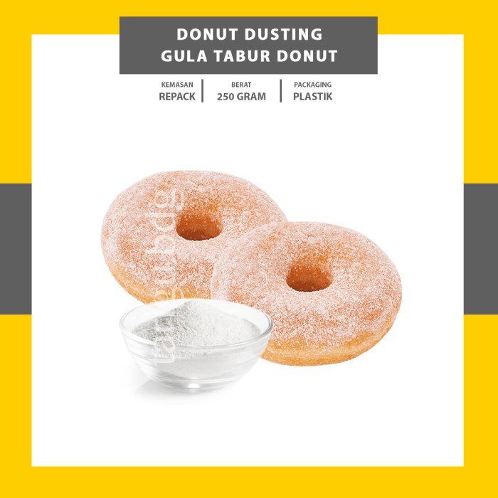 

v01vss Gula Tabur Donat 250Gr - Gula Donat - Gula Dingin - Gula Putri Salju Fsfs201