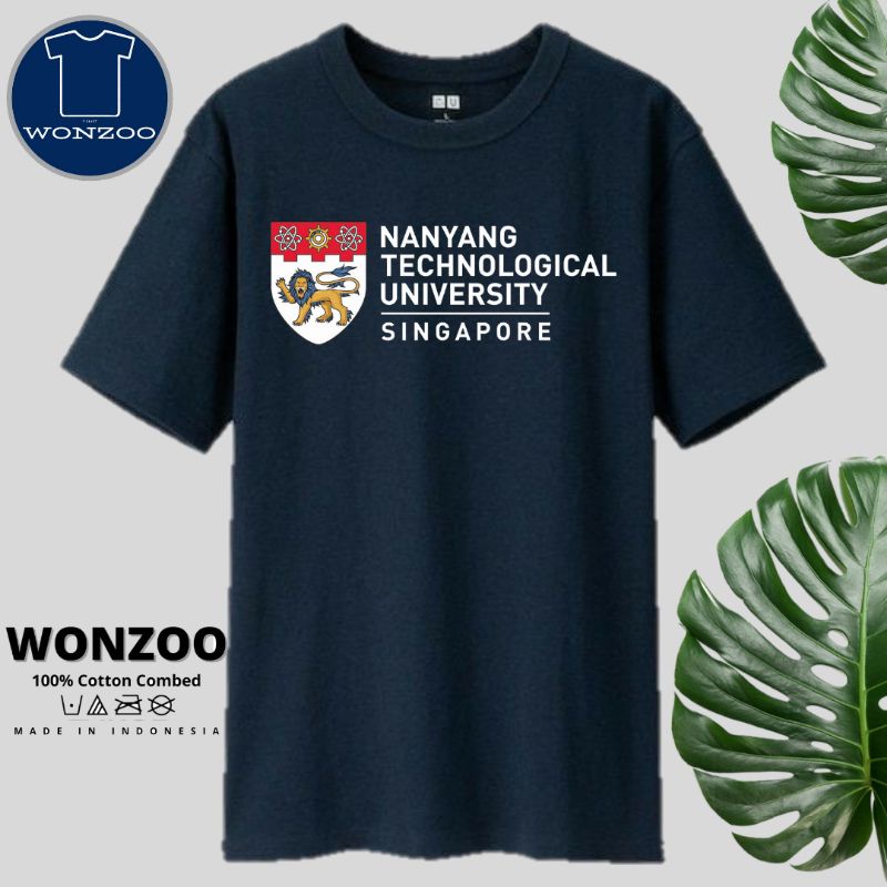 KAOS TSHIRT NANYANG TECHNOLOGICAL UNIVERSITY SINGAPORE  NTU (PREMIUM QUALITY)