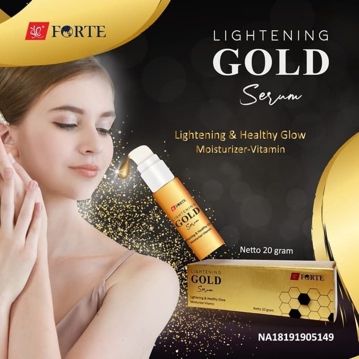 [ORI] SYB FORTE LIGHTENING GOLD SERUM | Serum Emas Anti Aging with Brightening Mengecilkan Pori Wajah