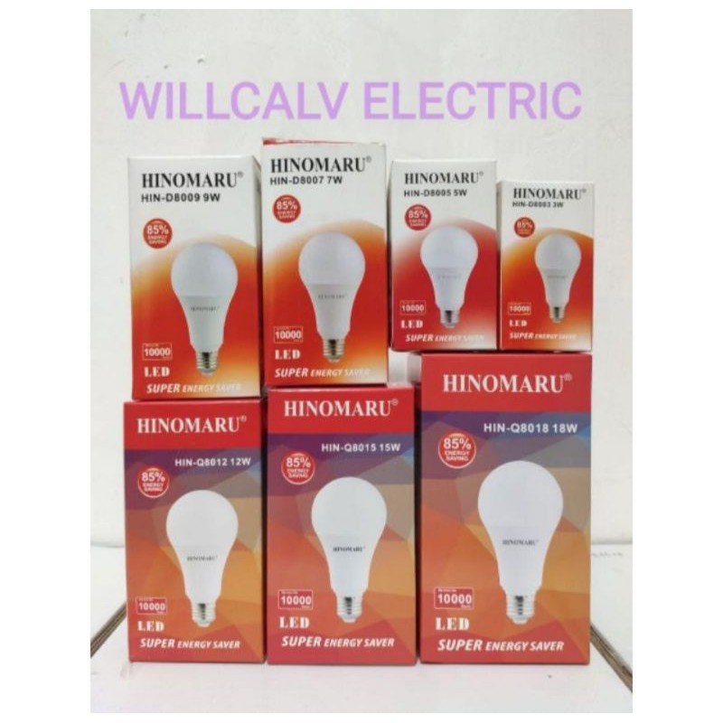 HINOMARU BULB 12W 12 WATT CAHAYA PUTIH / LAMPU LED HINOMARU BULB 12W 12 WATT