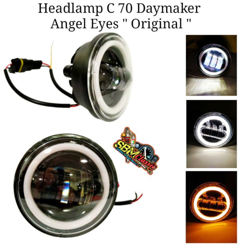 DAYMAKER C70 reflektor lampu depan DAYMAKER C70 LED import