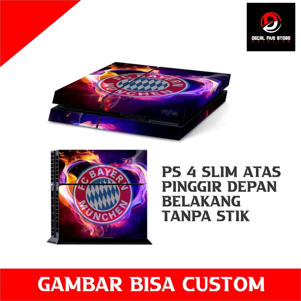 Sticker Garskin ps4 slim ps4 fat stiker ps4 custom design