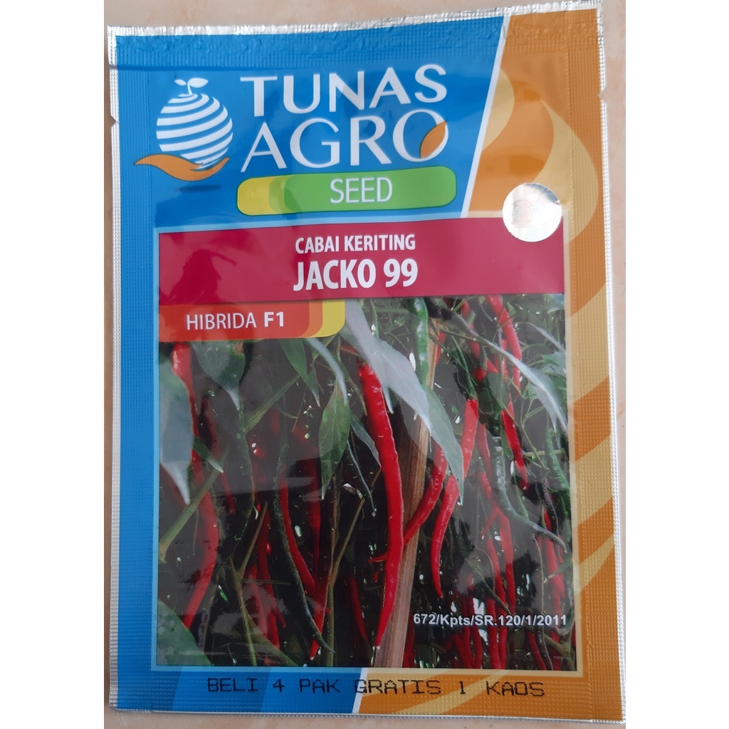 BENIH CABAI keriting JACKO 99, benih CMK JACKO 99