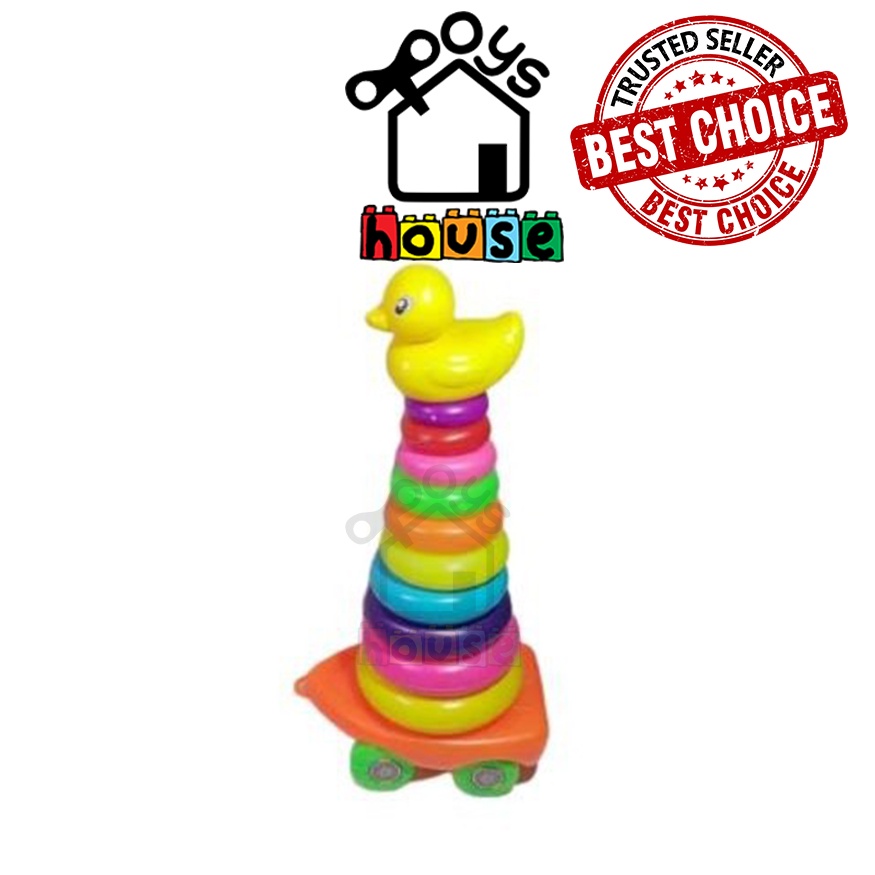 Ring Donat Bebek Susun Besar Warna Warni