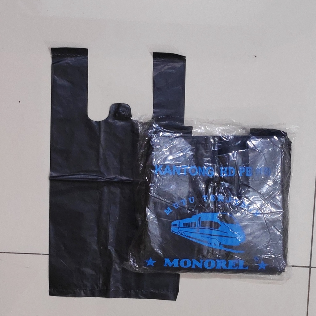 Khusus GO-Send | HDPE Hitam, Kantong Kresek Hitam (Semua Ukuran) Kantong Plastik Hitam