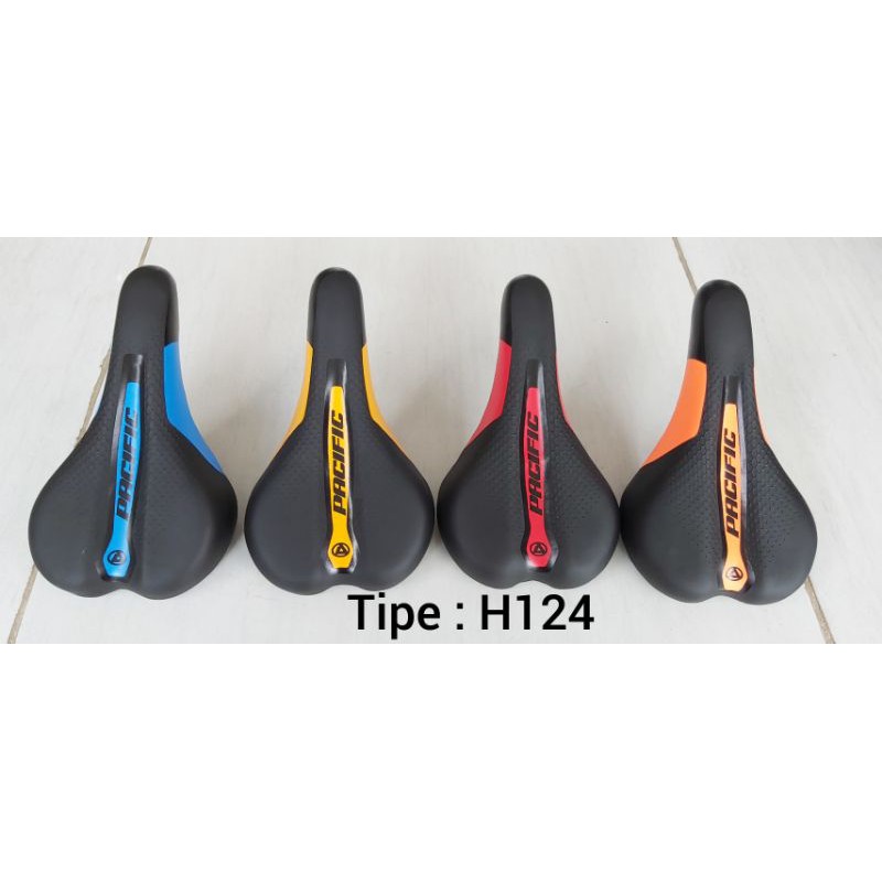 SADEL SEPEDA JOK MTB,SELI,BMX PACIFIC UNTUK SEPEDA UKURAN BAN 20,24, 26 dan 27 TIPE H124
