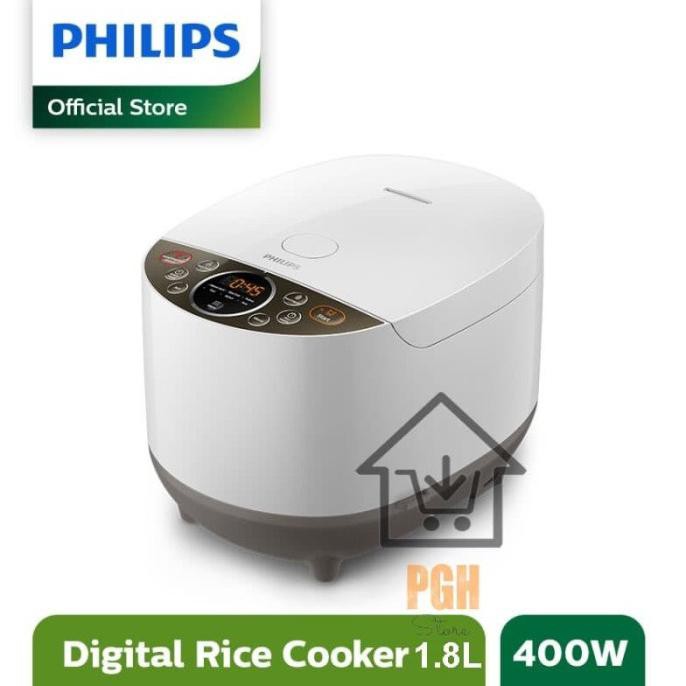 (Harga Promo) Philips Magic Com Rice Cooker Digital Hd4515/33 Hd4515 - Promo 