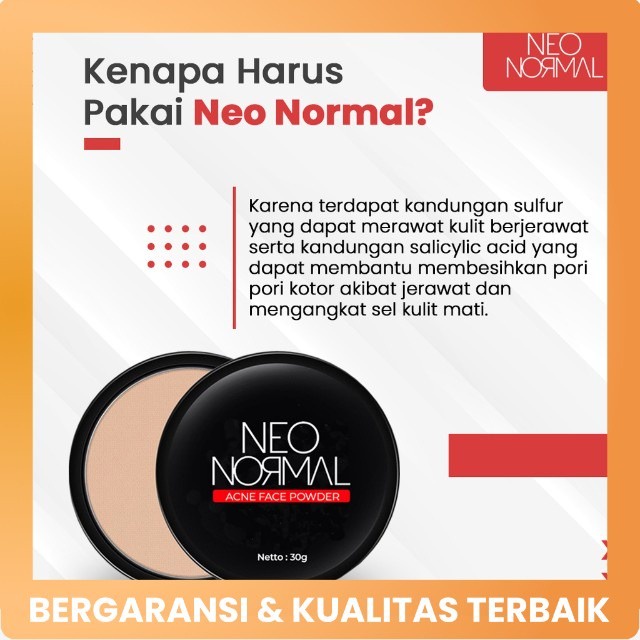 BEDAK JERAWAT - NEO NORMAL Acne face powder / LOOSE POWDER ORIGINAL