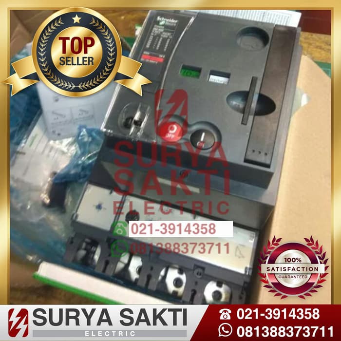 SCHNEIDER MCCB NSX400F 4P 400A 400 A MOTORISED LV432677 NSX 400F 36KA