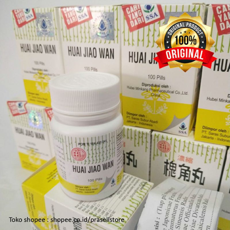 Obat Wasir HJW Obat Ambien Herbal Ampuh ORIGINAL 100% - HUAI JIAO WAN