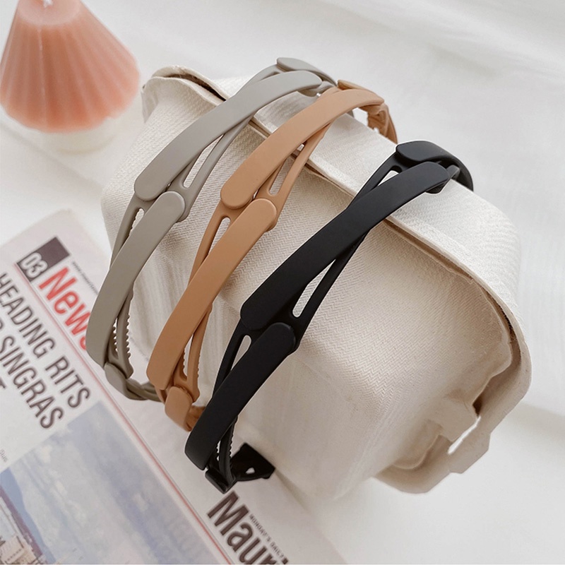 Retractable Headband Portable Folding Headband Summer Invisible Non-slip Headband for Women Fashion Hair Accessories