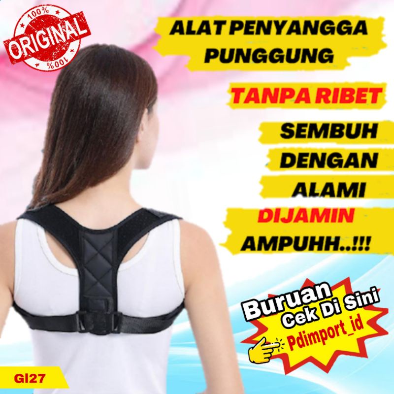 Korset Punggung Bungkuk Alat Penegak Punggung Kesehatan Pria Wanita Posture Corrector