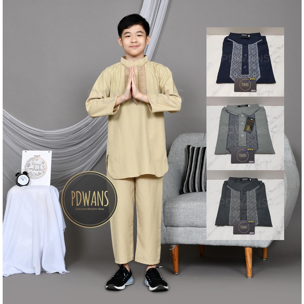 BAJU KOKO Setelan Pakistan Remaja Warna Ukuran Tanggung 11 12 13 14 15 Tahun BGM05 PDWANS