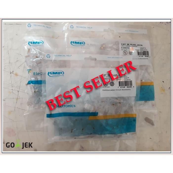 Original Amp 1Pack Isi 50 Connector Lan Rj45 Cat5 Cat6
